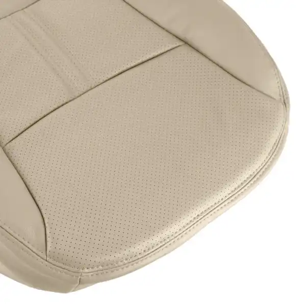 kia-sorento-genuine-leather-perforated-2011-2015-black-driver-or-passenger-bottom-close-view-oem-replacement-seat-cover Kia Sorento 2011-2015 | OEM-Replacement Seat Cover