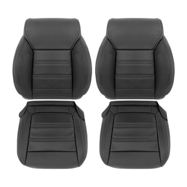 kia-sorento-genuine-leather-perforated-2016-2020-black-driver-and-passenger-top-and-bottom-oem-replacement-seat-cover Kia Sorento 2016-2020 | OEM-Replacement Seat Cover