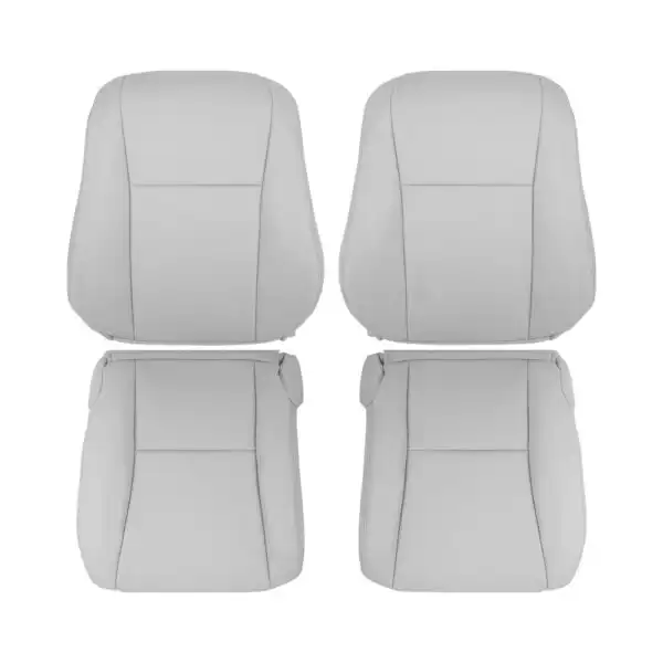 lexus-ls460-perforated-leather-2007-2012-light-gray-front-driver-and-passenger-top-and-bottom-oem-replacement-seat-cover Lexus LS460 2007-2012 | Funda de asiento de recambio OEM