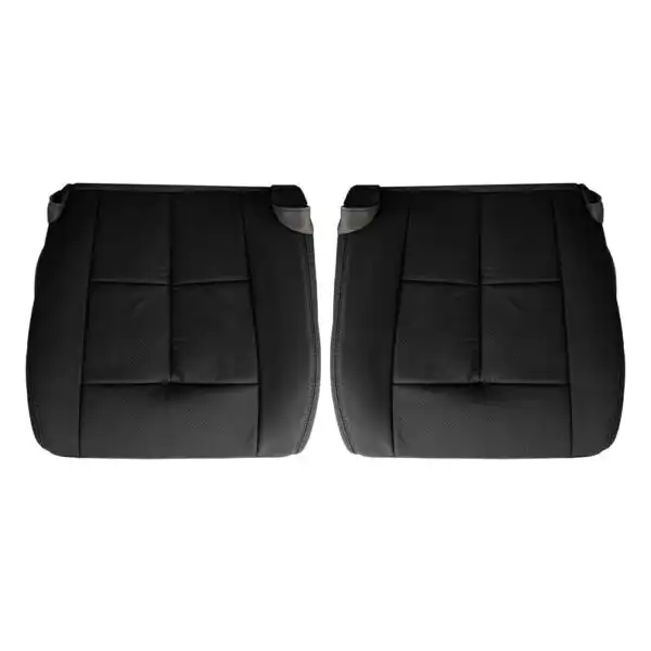 lincoln-navigator-cuir perforé-2007-2014-noir anthracite-avant-conducteur-et-passager-fonds-oem-remplacement-de-siège Lincoln Navigator 2007-2014 - Housse de siège de remplacement OEM