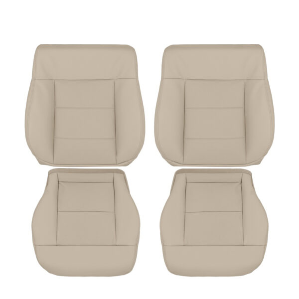 mercedes-benz-e350-leatherette-perforated-2010-2013-almond-beige-front-driver-and-passenger-top-and-bottom-oem-replacement-seat-cover Mercedes-Benz E350 2010-2013 | OEM-Replacement Seat Cover