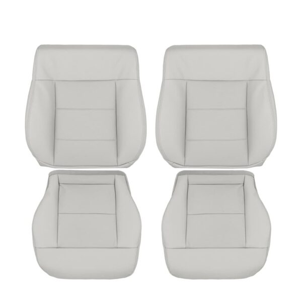 mercedes-benz-e350-leatherette-perforated-2010-2013-ash-gray-front-driver-and-passenger-top-and-bottom-oem-replacement-seat-cover Mercedes-Benz E350 2010-2013 | OEM-Replacement Seat Cover