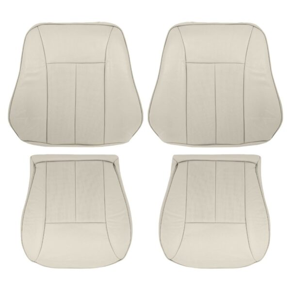 mercedez-benz-classe-e-1996-1999-pergament-cuir-véritable-perforé-conducteur-et-passager-haut-et-bas-remplacement-style-oem-housse-de-siège Mercedes-Benz Classe E 1996-2002 | Housse de siège de remplacement OEM