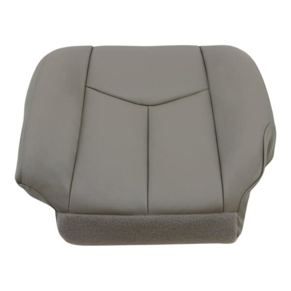 Chevrolet Tahoe, cuero, 2003-2006, gris, parte delantera, conductor o pasajero, parte inferior, recambio original, funda de asiento Chevrolet Tahoe 2003-2006 | Funda de asiento de repuesto OEM