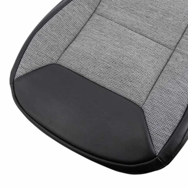 dodge-1500-2500-3500-promaster-synthetic-leather-with-cloth-inserts-2014-2025-black-front-driver-bottom-close-view-oem-replacement-seat-cover Dodge Ram Promaster 2014-2025 | OEM-Replacement Seat Cover