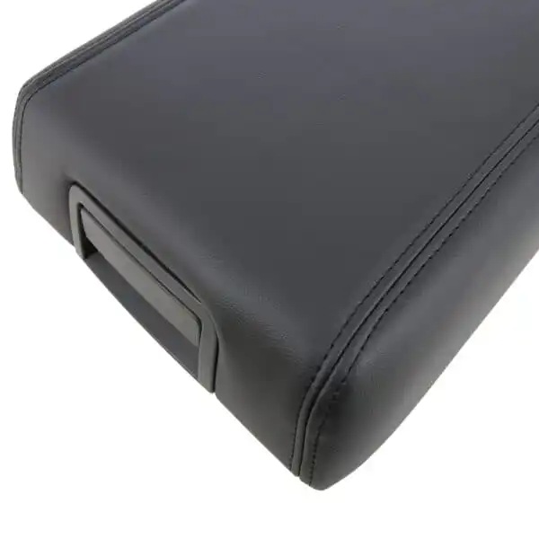 ford-expedition-leather-2015-2020-black-center-console-close-view-oem-replacement-seat-cover Ford Expedition XLT 2007-2014 | OEM-Replacement Center Console Cover