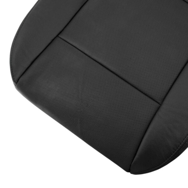 ford-explorer-genuine-leather-perforated-2007-2010-charcoal-black-driver-or-passenger-bottom-close-view-oem-replacement-seat-cover Ford Explorer 2007-2010 | OEM-Replacement Seat Cover