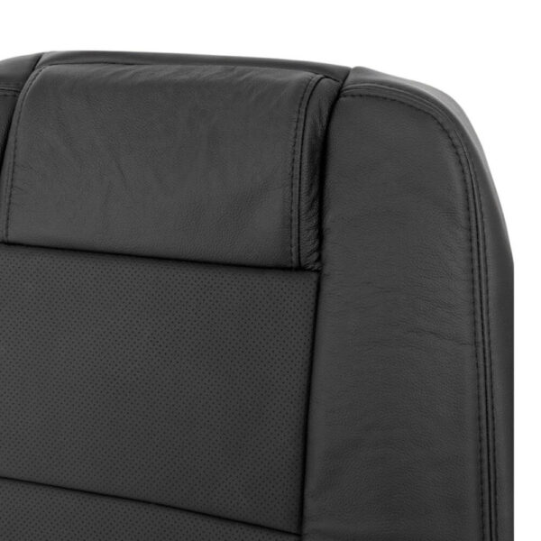 ford-explorer-genuine-leather-perforated-2007-2010-charcoal-black-driver-or-passenger-top-close-view-oem-replacement-seat-cover Ford Explorer 2007-2010 | OEM-Replacement Seat Cover