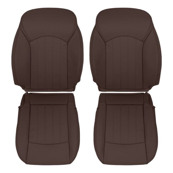 infiniti-qx50-cuir-2014-2017-marron-avant-conducteur-et-passager-top-et-bottom-oem-replacement-seat-cover Infiniti QX50 2014-2017 | Housse de siège de remplacement OEM