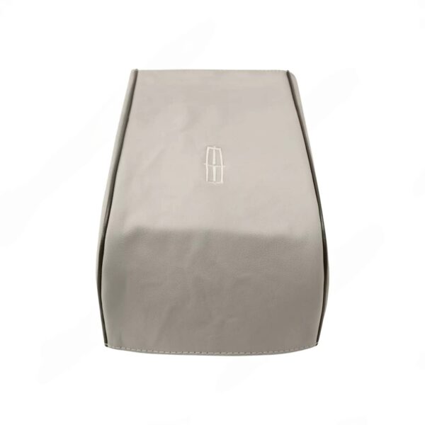 lincoln-mark-lt-leather-2006-2008-light-parchment-black-piping-center-console-oem-replacement-seat-cover (3) Lincoln Mark LT 2006-2008 | OEM-Replacement Center Console Cover