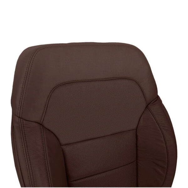 mercedes-benz-ml-genuine-leather-perforated-2012-2015-tobacco-driver-or-passenger-top-close-view-oem-replacement-seat-cover Mercedes-Benz ML 2012-2015 | OEM-Replacement Seat Cover