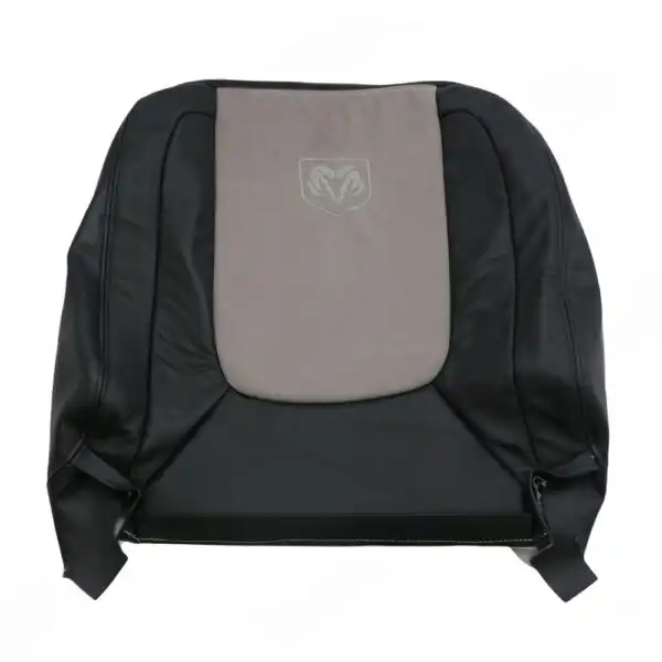 dodge-ram-3500-laramie-genuine-leather-with-suede-inserts-2004-2005-dark-slate-driver-or-passenger-top-oem-replacement-seat-cover (1) Dodge Ram Laramie 2004-2005 | OEM-Replacement Seat Cover