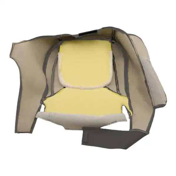 dodge-ram-3500-laramie-genuine-leather-with-suede-inserts-2004-2005-taupe-driver-or-passenger-bottom-inside-out-view-oem-replacement-seat-cover Dodge Ram Laramie 2004-2005 | OEM-Replacement Seat Cover