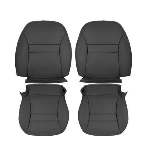Lincoln 8 Coupé cuero 1993 ébano conductor y pasajero parte superior e inferior funda de asiento de repuesto OEM Lincoln Mark 8 1993-1996 | Funda de asiento de recambio OEM