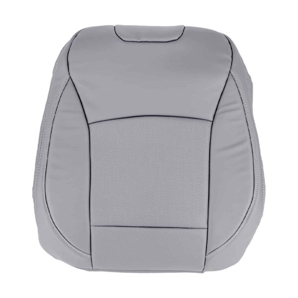 subaru-outback-cuero-perforado-2018-2019-gris-titanio-costuras-blancas-conductor-parte-superior-recambio-original-funda-de-asiento (5) Subaru Outback Limited 2018-2019 | Funda de asiento de repuesto OEM