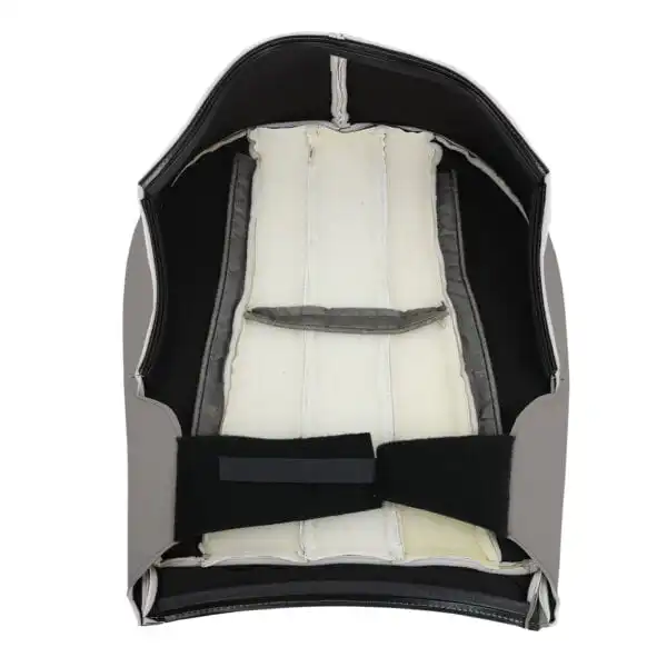land-rover-leather-perforated-2007-2011-storm-jet-piping-driver-or-passenger-bottom-inside-out-view-oem-replacement-seat-cover Land Rover Range Rover 2002-2012 | OEM-Replacement Seat Cover