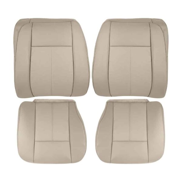 chevrolet-trailblazer-leather-2005-2009-light-cashmere-driver-and-passenger-top-and-bottom-oem-replacement-seat-cover Chevrolet Trailblazer 2005-2009 | OEM-Replacement Seat Cover