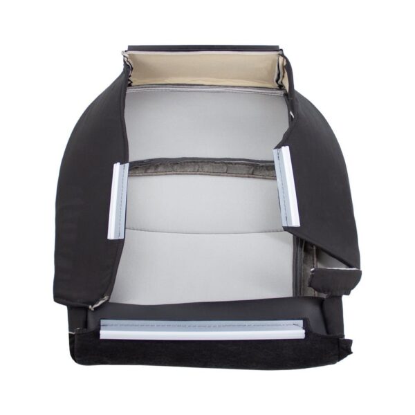 dodge-ram-1500-cloth-2019-2024-diesel-gray-driver-or-passenger-bottom-inside-out-view-oem-replacement-seat-cover Dodge Ram 2500 2019-2024 | Housse de siège de remplacement OEM (Tissu)