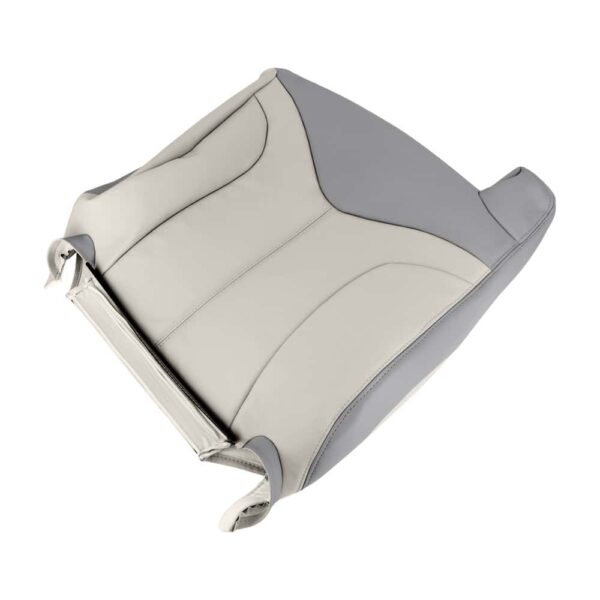 gmc-sierra-denali-cuero-2001-2002-dos-tonos-pizarra-claro-neutro-con-peltre-conductor-parte-superior-reemplazo-original-funda-de-asiento (1) GMC Denali 2001-2002 | Funda de asiento de repuesto OEM