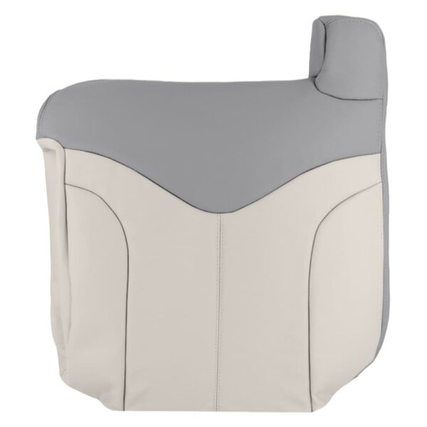 gmc-sierra-denali-cuero-2001-2002-dos-tonos-pizarra-claro-neutro-con-peltre-conductor-parte-superior-reemplazo-original-funda-de-asiento (2) GMC Denali 2001-2002 | Funda de asiento de repuesto OEM