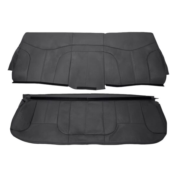 gmc-sierra-leather-1999-2002-dark-graphit-rear-bench-top-and-bottom-oem-replacement-seat-cover GMC Sierra 1999-2002 | OEM-Replacement Seat Cover