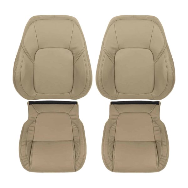 jaguar-xf-leather-2016-2020-latte-front-driver-and-passenger-top-and-bottom-oem-replacement-seat-cover. Jaguar XF 2016-2020 | OEM-Replacement Seat Cover