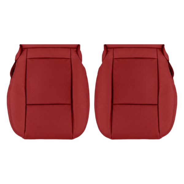 dodge-charger-2011-2015-perforated-leather-radar-red-driver-and-passenger-bottoms-oem-replacement-seat-cover Dodge Charger 2011-2015 | OEM-Replacement Seat Cover