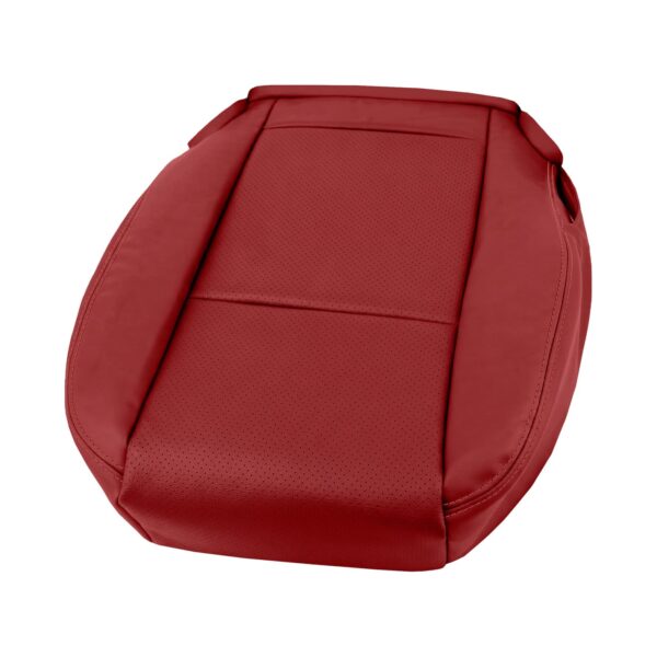dodge-charger-2011-2015-perforated-leather-radar-red-driver-bottom-oem-replacement-seat-cover-3 Dodge Charger 2011-2015 | OEM-Replacement Seat Cover