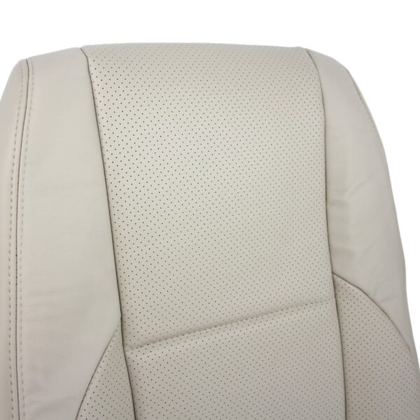 lexus-is300-2001-2003-perforated-leather-ivory-driver-or-passenger-top-close-view-oem-replacement-seat-cover Lexus IS300 2001-2003 | OEM-Replacement Seat Cover