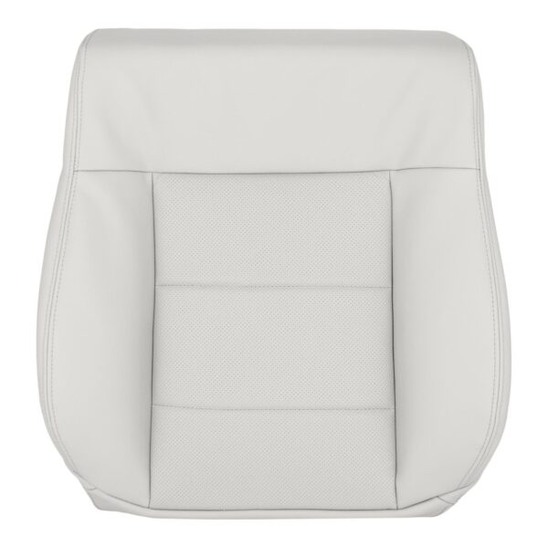 mercedes-benz-e350-2014-2016-perforated-leather-light-gray-driver-top-oem-replacement-seat-cover Mercedes-Benz E350 2014-2016 | OEM-Replacement Seat Cover