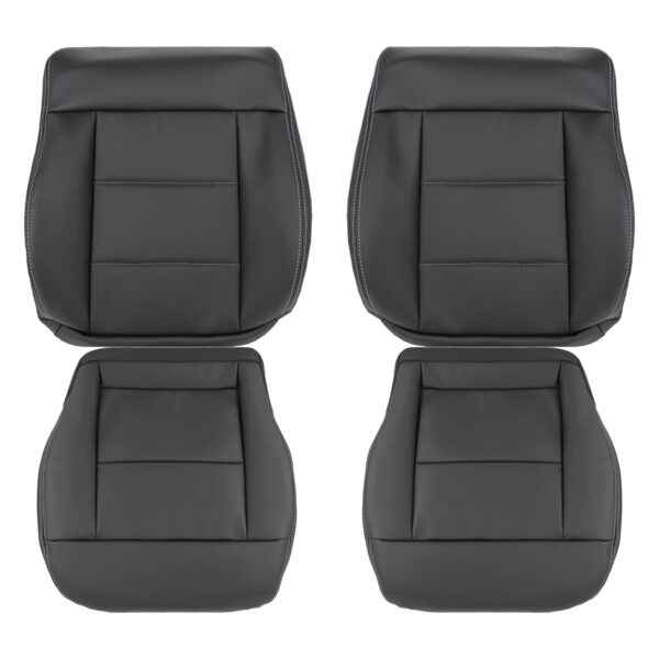 mercedes-benz-e350-2014-2016-perforated-leatherette-black-driver-and-passenger-top-and-bottom-oem-replacement-seat-cover Mercedes-Benz E350 2014-2016 | OEM-Replacement Seat Cover