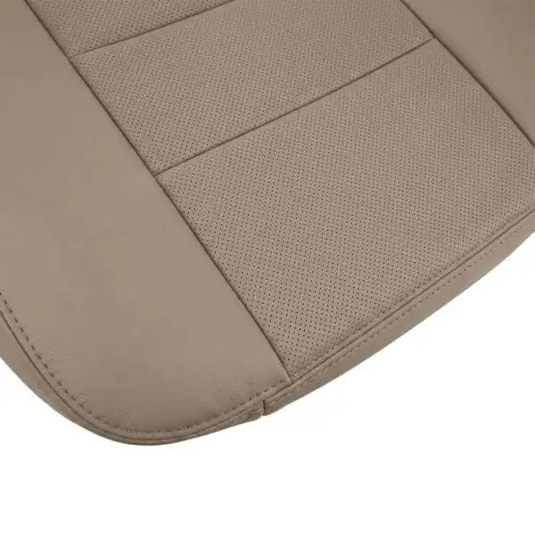 ford-f-350-2001-2007-perforated-leather-parchment-(tan)-driver-or-passenger-bottom-close-view-oem-replacement-seat-cover Ford F-350 2001-2007 | OEM-Replacement Seat Cover