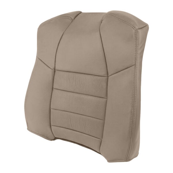 ford-f-350-2001-2007-perforated-leather-parchment-(tan)-driver-top-oem-replacement-seat-cover-2 Ford F-350 2001-2007 | OEM-Replacement Seat Cover