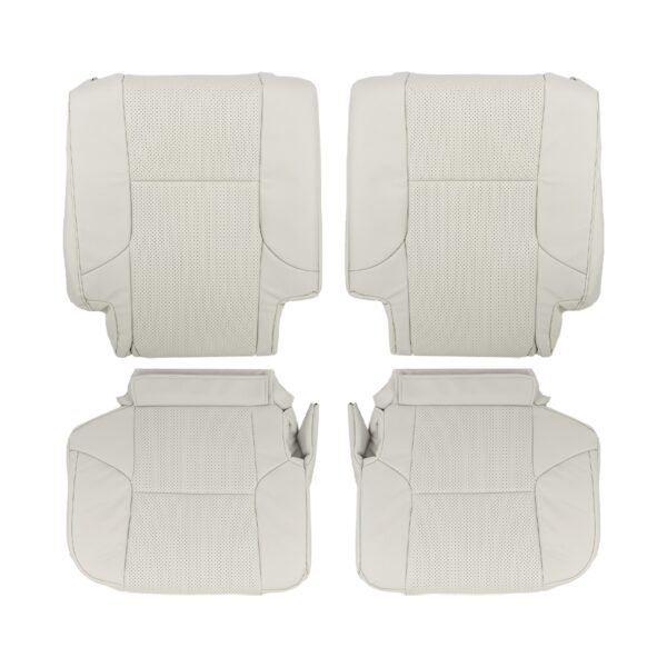 lexus-gx460-leatherette-perforated-2010-2023-ecru-seconde-rangée-conducteur-et-passager-top-and-bottom-side-oem-replacement-seat-cover Lexus GX460 2010-2023 (arrière) - Housse de siège de remplacement OEM